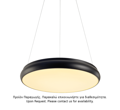 ΚΡΕΜΑΣΤΟ Φ/Σ LED 54W 4320LM 3000K ΜΑΥΡΟ ΜΕΤ/ΚΟ D60XH135CM KALLISTA