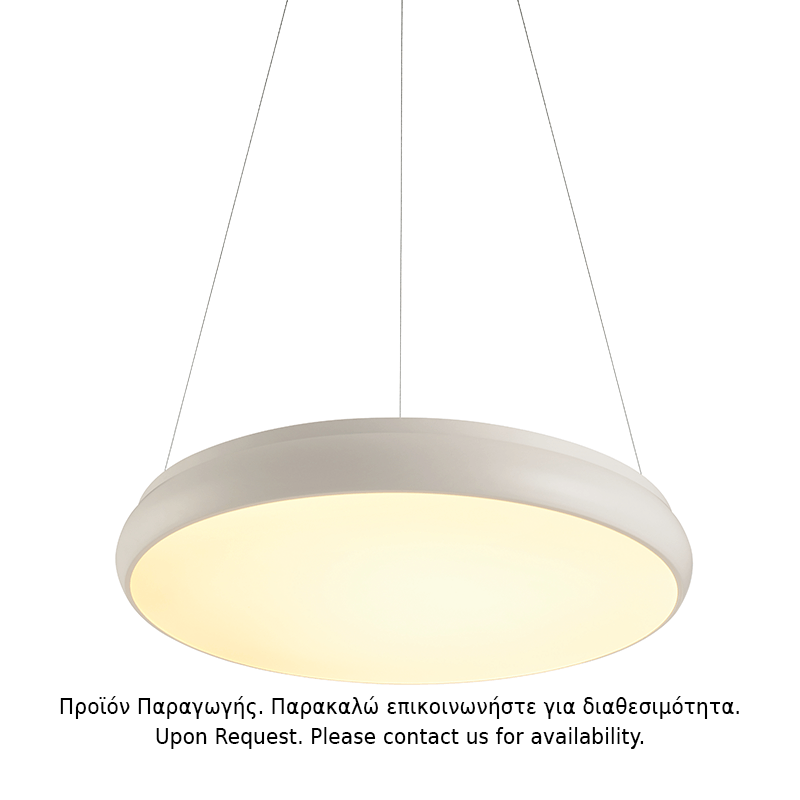 ΚΡΕΜΑΣΤΟ Φ/Σ LED 54W 4320LM 3000K ΛΕΥΚΟ ΜΕΤ/ΚΟ D60XH135CM KALLISTA