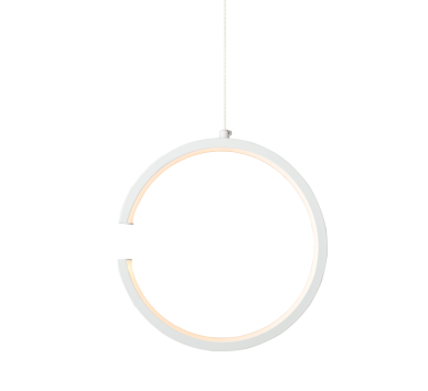 ΚΡΕΜΑΣΤΟ Φ/Σ LED 8W 3000K 750LM ΛΕΥΚΟ ΜΕΤΑΛΛΙΚΟ 22X11XH129CM EUCLID3