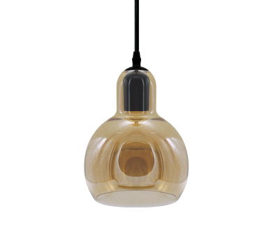 NETTO ΚΡΕΜΑΣΤΟ ΚΕΧΡΙΜΠΑΡΙ ΓΥΑΛΙ Φ17cm 1X40W E27 BLOOM