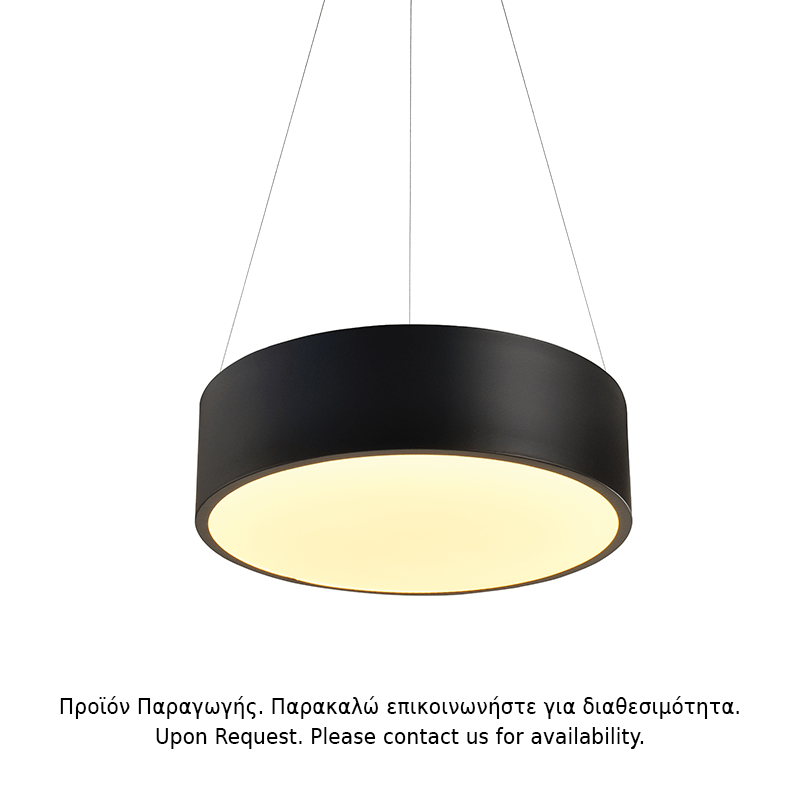 ΚΡΕΜΑΣΤΟ Φ/Σ LED 32W 2560LM 3000K ΜΑΥΡΟ ΜΕΤ/ΚΟ D35XH140CM OPTIMUS