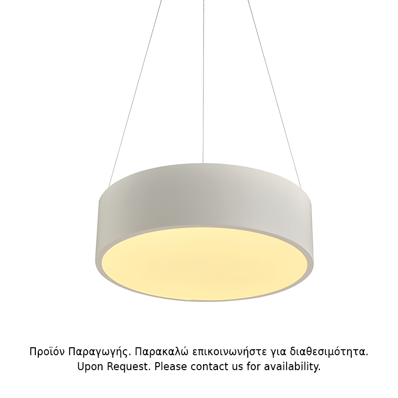 ΚΡΕΜΑΣΤΟ Φ/Σ LED 32W 2560LM 3000K ΛΕΥΚΟ ΜΕΤ/ΚΟ D35XH140CM OPTIMUS