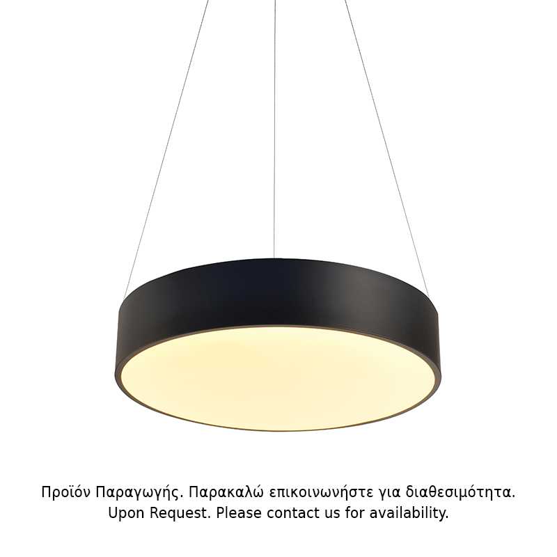 ΚΡΕΜΑΣΤΟ Φ/Σ LED 50W 4000LM 3000K ΜΑΥΡΟ ΜΕΤ/ΚΟ D50XH135CM OPTIMUS