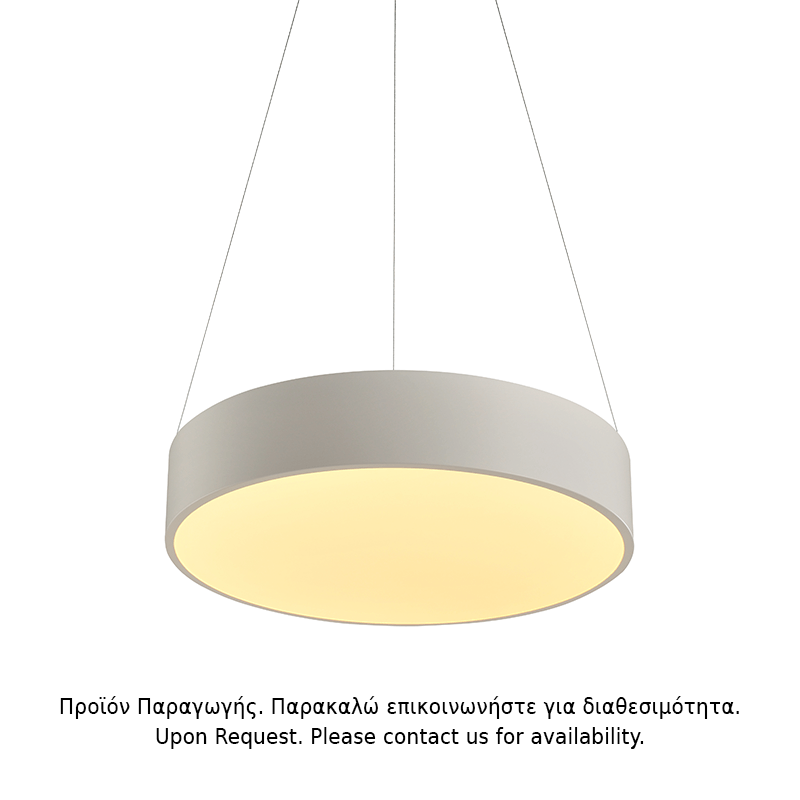 ΚΡΕΜΑΣΤΟ Φ/Σ LED 50W 4000LM 3000K ΛΕΥΚΟ ΜΕΤ/ΚΟ D50XH135CM OPTIMUS