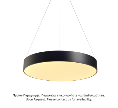 ΚΡΕΜΑΣΤΟ Φ/Σ LED 60W 4800LM 3000K ΜΑΥΡΟ ΜΕΤ/ΚΟ D75XH130CM OPTIMUS