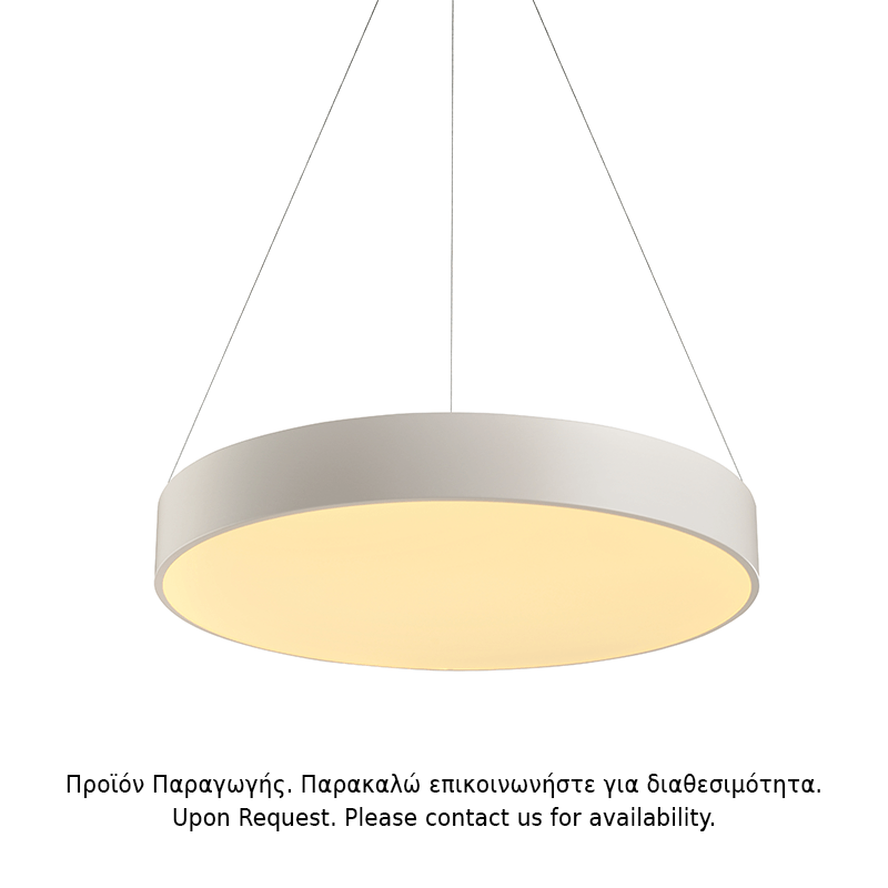 ΚΡΕΜΑΣΤΟ Φ/Σ LED 60W 4800LM 3000K ΛΕΥΚΟ ΜΕΤ/ΚΟ D75XH130CM OPTIMUS