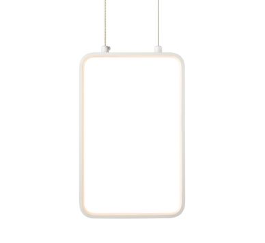 ΚΡΕΜΑΣΤΟ Φ/Σ LED 11W 3000K 1044LM ΛΕΥΚΟ ΜΕΤΑΛΛΙΚΟ 18X11XH136CM SYMETRIA