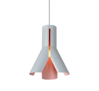 NETTO ΚΡΕΜΑΣΤΟ Φ/Σ 1ΧΕ27 ΜΕΤΑΛ ΓΚΡΙ+ΠΑΛ ΡΟΖ Φ30ΧΗ83,4CM
