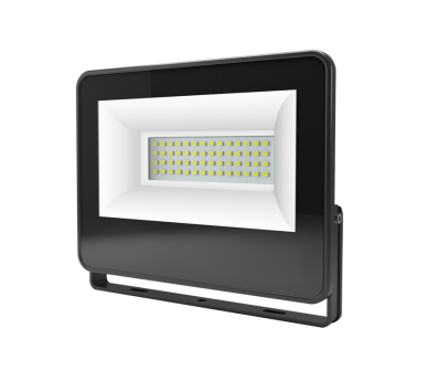 BLACK LED SMD FLOOD LUMINAIRE IP66 50W 3000K 5000Lm 230V AC RA80