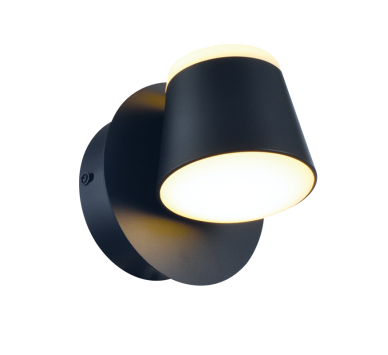 ΕΠΙΤΟΙΧΟ Φ/Σ LED 8W 3000K 640LM ΜΑΥΡΟ ΜΕΤ/ΚΟ 12X12X13CM LUCIDO