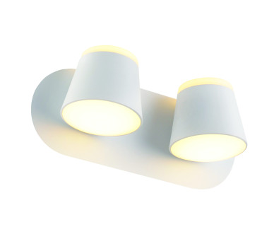 ΕΠΙΤΟΙΧΟ Φ/Σ LED 16W 3000K 1280LM ΛΕΥΚΟ ΜΕΤ/ΚΟ 27X12X11CM LUCIDO