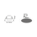 Υ/Κ LED SPOT IP65 WHITE SQUARE 5W 4.000K 230V AC 410Lm 120° Ra80