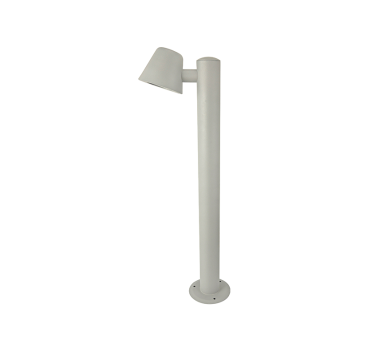 ΓΚΡΙ ΦΩΤΙΣΤΙΚΟ VIDA 1XGU10 MAX.35W IP44 ΜΕ ΚΟΛΩΝΑ & ΔΙΑΦΑΝΟ ΓΥΑΛΙ
