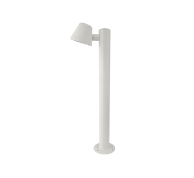 ΛΕΥΚΟ ΦΩΤΙΣΤΙΚΟ VIDA 1XGU10 MAX.35W IP44 ΜΕ ΚΟΛΩΝΑ & ΔΙΑΦΑΝΟ ΓΥΑΛΙ