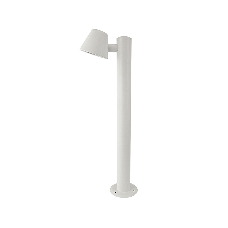 ΛΕΥΚΟ ΦΩΤΙΣΤΙΚΟ VIDA 1XGU10 MAX.35W IP44 ΜΕ ΚΟΛΩΝΑ & ΔΙΑΦΑΝΟ ΓΥΑΛΙ