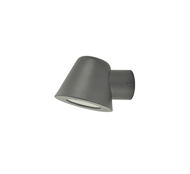 ΜΑΥΡΟ ΕΠΙΤΟΙΧΟ ΦΩΤΙΣΤΙΚΟ VIDA 1XGU10 MAX.35W IP44 ΜΕ ΔΙΑΦΑΝΟ ΓΥΑΛΙ