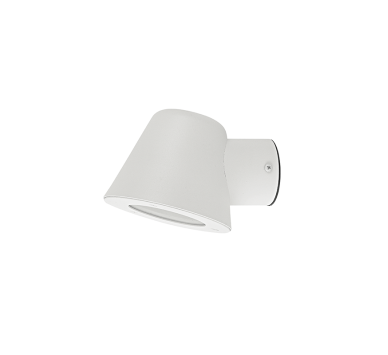 ΛΕΥΚΟ ΕΠΙΤΟΙΧΟ ΦΩΤΙΣΤΙΚΟ VIDA 1XGU10 MAX.35W  IP44 ΜΕ ΔΙΑΦΑΝΟ ΓΥΑΛΙ