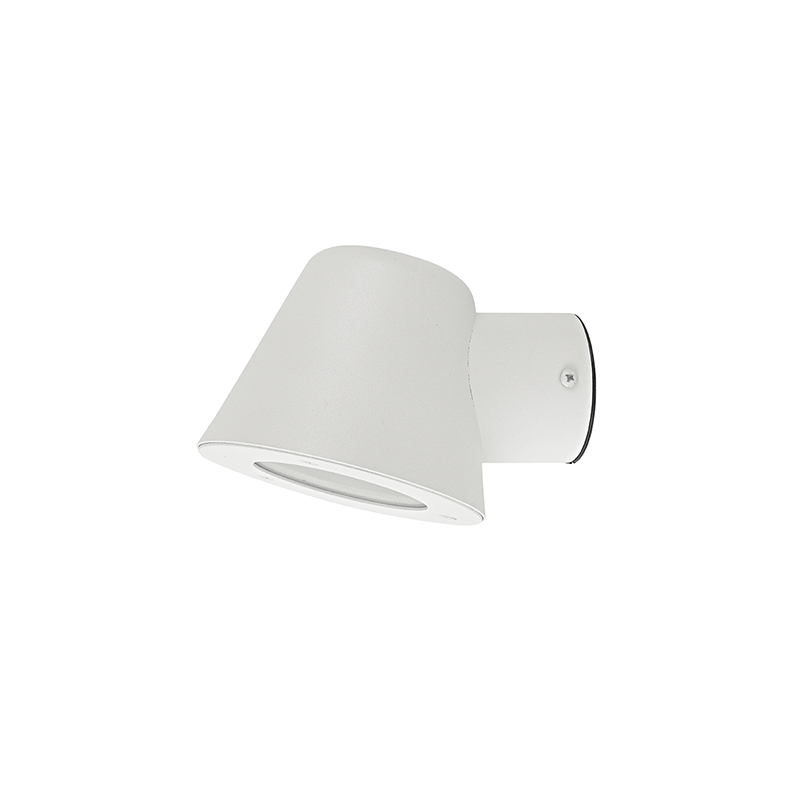 ΛΕΥΚΟ ΕΠΙΤΟΙΧΟ ΦΩΤΙΣΤΙΚΟ VIDA 1XGU10 MAX.35W  IP44 ΜΕ ΔΙΑΦΑΝΟ ΓΥΑΛΙ