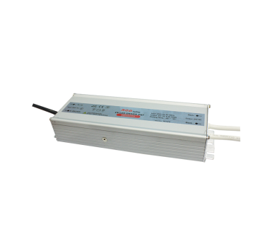 METAL CV LED DRIVER 200W 230V AC-24V DC 8.3A IP67 WITH CABLES