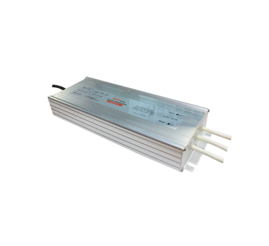 METAL CV LED DRIVER 360W 230V AC-12V DC 30A IP67 WITH CABLES