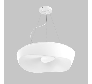 NETTO ΚΡΕΜΑΣΤΟ ΛΕΥΚΟ ΑΚΡΥΛΙΚΟ 1X55W T6 Φ52cm