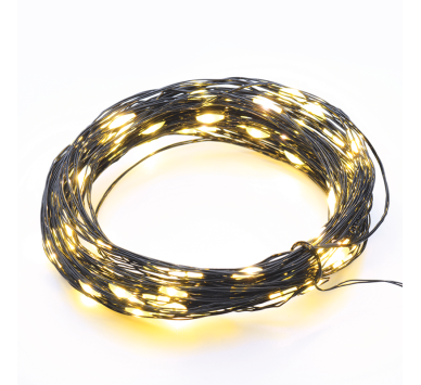 100 LED ΛΑΜΠΑΚ ΣΕΙΡΑ ΘΕΡΜΟ ΛΕΥΚΟ ΜΑΥΡΟ ΚΑΛΩΔ ΧΑΛΚΟΥ ΑΝΤΑΠΤΟΡ(3VDC) & 8 ΠΡΟΓΡΑΜ IP44 10m+3m 1.8W