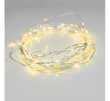100 LED ΛΑΜΠΑΚ ΣΕΙΡΑ ΚΙΤΡΙΝΟ ΑΣΗΜΙ ΚΑΛΩΔ ΧΑΛΚΟΥ ΑΝΤΑΠΤΟΡ(3VDC) & 8 ΠΡΟΓΡΑΜ IP44 10m+3m 1.8W