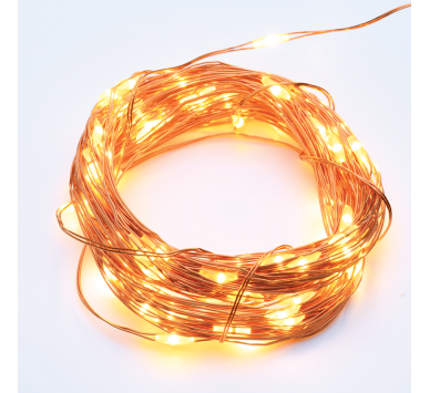 20 LED ΛΑΜΠΑΚ ΣΕΙΡΑ ΧΡΟΝΟΔΙΑΚ 6 On/18 Off ΘΕΡΜΟ ΛΕΥΚΟ ΧΑΛΚΙΝΟ ΚΑΛΩΔ ΧΑΛΚΟΥ&ΜΠΑΤΑΡ 2xAA IP44 2m+10cm