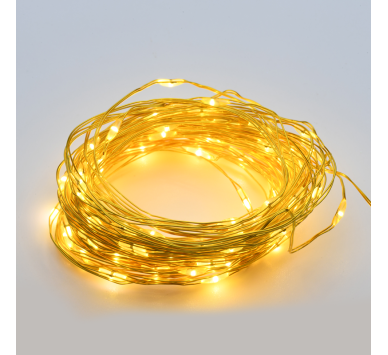 20 LED ΛΑΜΠΑΚ ΣΕΙΡΑ ΘΕΡΜΟ ΛΕΥΚΟ ΧΡΥΣΟ ΚΑΛΩΔ ΧΑΛΚΟΥ & ΜΠΑΤΑΡ 2xAA IP20 2m+10cm 1.2W