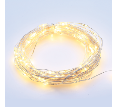 200 WW SOLAR LEDS, ΛΑΜΠΑΚΙΑ ΣΕΙΡΑ, ΜΠΑΤ., ΦΒ ΠΑΝΕΛ & 8 ΠΡΟΓΡΑΜ., ΑΣΗΜΙ ΚΑΛ. ΧΑΛΚ., IP44, 20m+2m