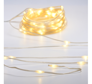 SKIN LINE LAMP 300 ΛΑΜΠ. LED WW ΑΝΤΑΠΤ. 8 ΠΡΟΓΡ. IP44 ΜΗΚΟΣ 30m 2m ΔΙΑΦΑΝΟ ΚΑΛΩΔΙΟ ΤΡΟΦ.