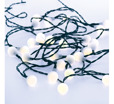 30 CW SOLAR LEDS, ΓΑΛΑΚΤΕΡΑ ΜΠΑΛ. ΛΑΜΠ. ΣΕΙΡΑ, ΜΠΑΤ., ΦΒ ΠΑΝΕΛ, FLASH, ΜΑΥΡΟ ΚΑΛ., IP44, 4.35m+2m