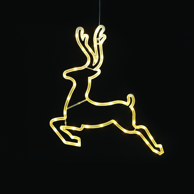 "PLASTIC DEER" 43 LED ΛΑΜΠΑΚΙΑ WW ΜΠΑΤ. (3ΧΑΑ)/USB, IP20, 42*0.7*41