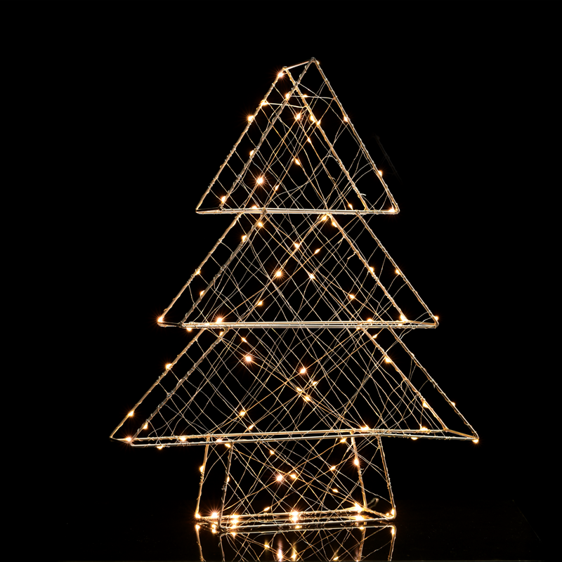  "3D Copper Wire Metal Motifs" ΔΕΝΤΡΟ 100ΜINI LED ΛΑΜΠΑΚ ΜΕ ΚΑΛΩΔΧΑΛΚΟΥ & ΑΝΤΑΠΤΡΟΡΑ(3V DC)ΘΕΡΜΟ