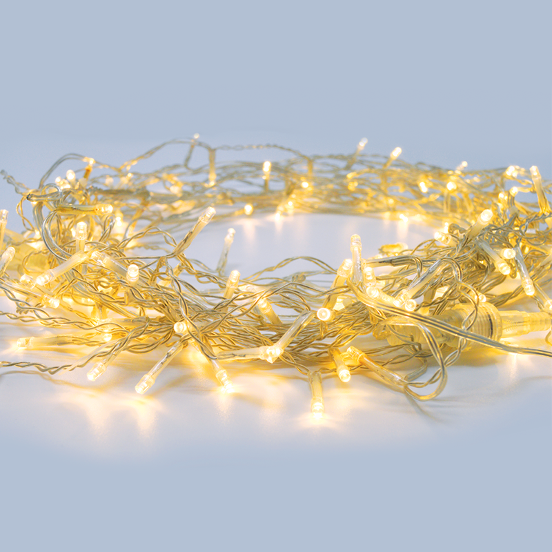  20LED ΛΑΜΠ. ΣΕΙΡΑ ΜΠΑΤ. (2xAA), WW ΣΤΑΘΕΡΑ,IP20, 190+30cm, ΔΙΑΦ. ΚΑΛ. ΤΡΟΦ.