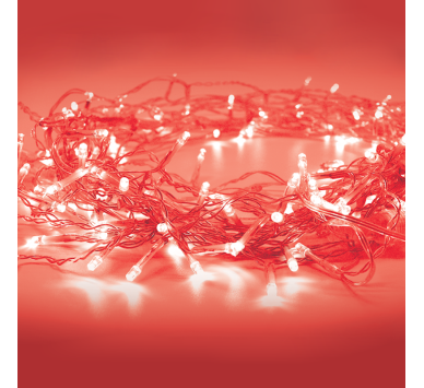  20LED ΛΑΜΠ. ΣΕΙΡΑ ΜΠΑΤ. (2xAA), ΚΟΚΚΙΝΟ ΣΤΑΘΕΡΑ,IP20, 190+30cm, ΔΙΑΦ. ΚΑΛ. ΤΡΟΦ.