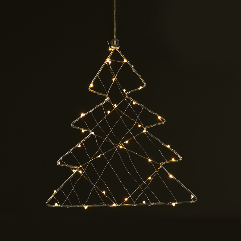  "1D Copper Wire Metal Motifs" ΔΕΝΤΡΟ 40 ΜINI LED ΛΑΜΠΑΚ ΜΕ ΚΑΛΩΔΧΑΛΚΟΥ & ΑΝΤΑΠΤΡΟΡΑ(3V DC)ΘΕΡΜΟ