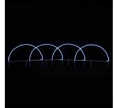 4 ARCH 124 LED 5,2m ΜΟΝΟΚ. ΦΩΤ. ΨΥΧΡΟ ΛΕΥΚΟ FLASH IP44, 86*57cm 3m ΚΑΛ.