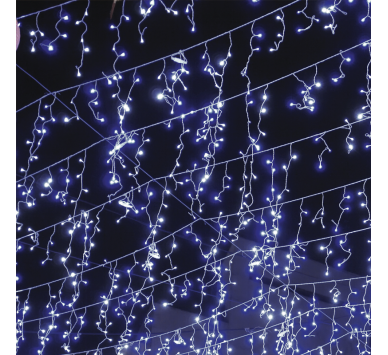 144LED ΛΑΜΠ ΒΡΟΧΗ 5-7-5-7 24ΣΕΙΡΕΣ ΨΥΧΡΟ ΛΕΥΚΟ ΑΝΤΑΠΤ 31VDC ΕΠΕΚΤ ΜΑΧ 4ΣΕΤ&8 ΠΡΟΓΡΑΜ IP44 300x6