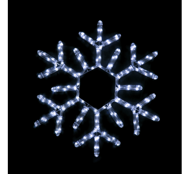 "SNOWFLAKE" 144 LED ΣΧΕΔΙΟ 6m ΜΟΝΟΚΑΝΑΛ ΦΩΤΟΣΩΛ ΨΥΧΡΟ ΛΕΥΚΟ ΜΗΧΑΝΙΣΜΟ FLASH IP44 56cm 1.5m ΚΑΛΩΔ