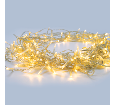 180LED ΛΑΜΠ ΣΕ ΣΕΙΡΑ 5cm ΘΕΡΜΟ ΛΕΥΚΟ ΑΝΤΑΠΤ 31VDC & 8 ΠΡΟΓΡΑΜΜΑΤΑ IP44 3m ΔΙΑΦ ΚΑΛΩΔ