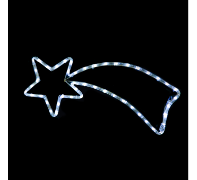 "COMET" 48 LED ΣΧΕΔΙΟ 2m ΜΟΝΟΚΑΝΑΛ ΦΩΤΟΣΩΛ ΨΥΧΡΟ ΛΕΥΚΟ ΜΗΧΑΝΙΣΜΟ FLASH IP20 68x29cm 1.5m ΚΑΛΩΔ