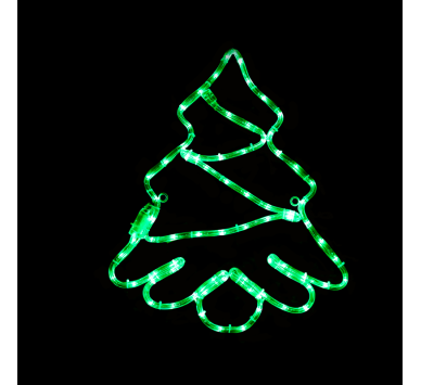  "TREE" 72 LED ΣΧΕΔΙΟ 3m ΜΟΝΟΚΑΝΑΛ ΦΩΤΟΣΩΛ GREEN IP44 44x51cm 1.5m ΚΑΛΩΔ