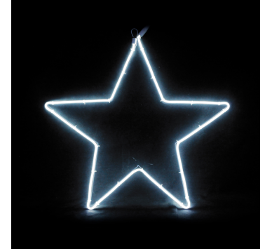  "STAR" 200 NEON LED 2m NEON DOUBLE SMD ΦΩΤ., CW ΣΤΑΘ., IP44, 58X54CM, 1.5m ΚΑΛ.