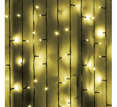  240 LED ΛΑΜΠ. ΚΟΥΡΤΙΝΑ ΚΑΟΥΤΣΟΥΚ, WW., ΕΠΕΚΤ. (ΜΑΧ 8), ΣΤΑΘΕΡΑ,IP65, 200x100cm, 1.5M ΚΑΛ. ΤΡΟΦΟΔ.