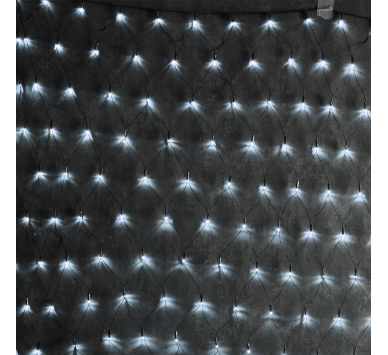  240 FLASH LED ΔΙΚΤΥ ΛΑΜΠ., CW,ΑΝΤΑΠΤ.(31VDC),IP44, 200x150cm, ΠΡΑΣΙΝΟ ΚΑΛ.