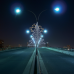  "HALF XMAS TREE", 252&200LED ΕΠΙΣT ΣΧΕΔ 7mΜΟΝΟΚ. ΦΩΤ+ΛΑΜ ΣΕΙΡ,CW+ΚΙΤΡ ΣΤΑΘ,IP44,750x200CM,1.5m ΤΡ
