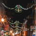 "DOUBLE BELLS" 288LED ΣΧΕΔΙΟ 8m ΦΩΤΟΣΩΛ RED-GREEN-YELLOW IP44 75x58cm 1.5m ΚΑΛΩΔ