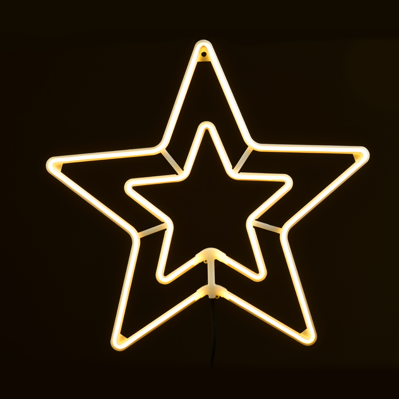  "DOUBLE STARS" 300 NEON LED 3m NEON DOUBLE SMD ΦΩΤ., WW ΣΤΑΘ., IP44, 55CM, 1.5m ΚΑΛ.
