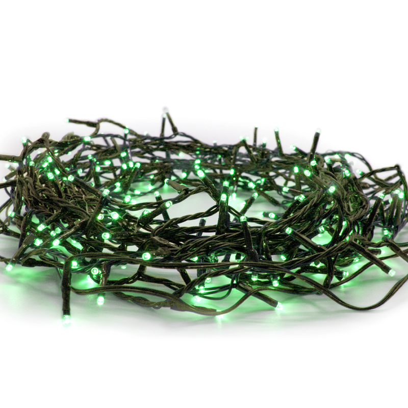  300 LED ΛΑΜΠ. ΣΕΙΡΑ (ANA 5cm), ΠΡΑΣΙΝΟ,ΑΝΤΑΠΤ.(31VDC) & 8 ΠΡΟΓΡΑΜ.,IP44, 15m, ΠΡΑΣΙΝΟ ΚΑΛ.